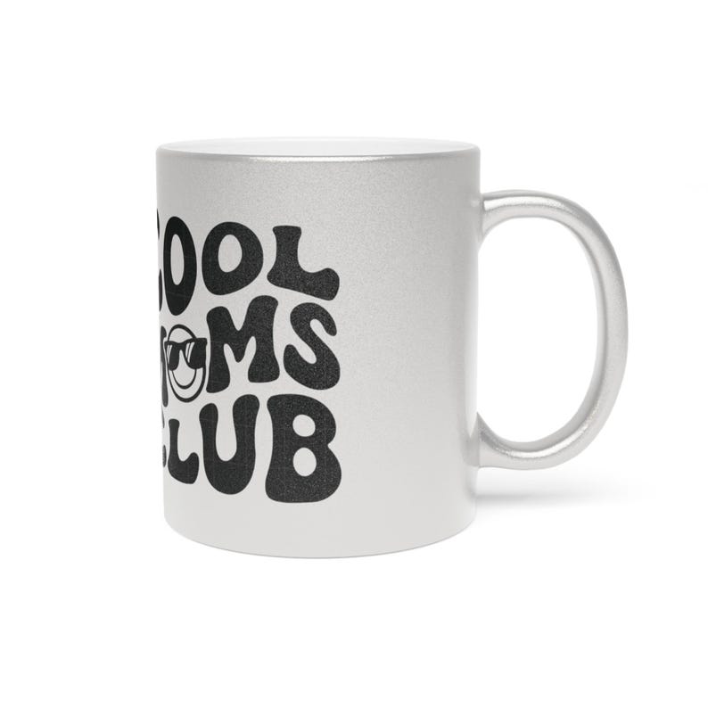 Mug Personalized Rarus Cool MOM Metallic Silver in Different Colorways