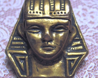 Vintage Metalized Plastic Egyptian Mask