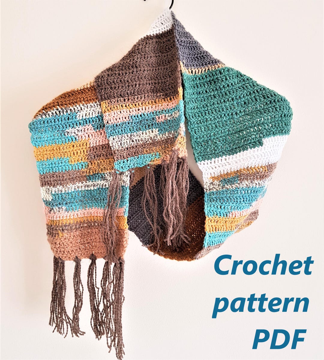 Two Crochet Scarf Patterns in One PDF Pattern - Etsy