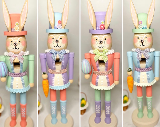 Easter Bunny / Rabbit Nutcracker 15 Etsy