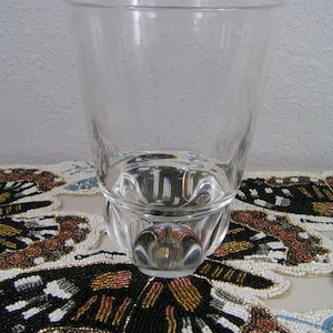 Vintage Large Steuben Clear Art Glass Vase Signed Made in USA