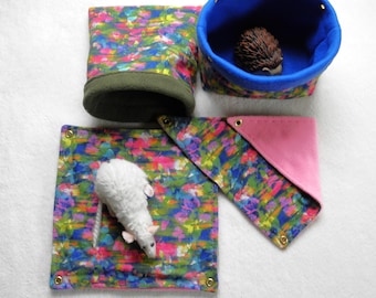 RAT SAC 4pc set Basket, Wedge, Rat Sandwich & Cuddle Sac - sm