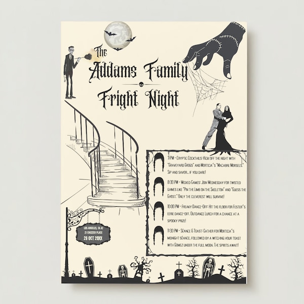 Addams Family Party - Etsy