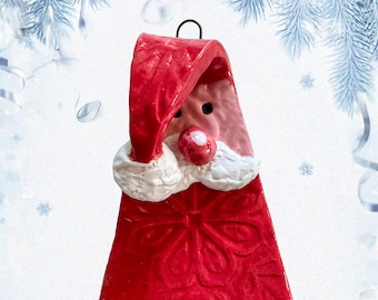 Adorno de Papá Noel en 3D