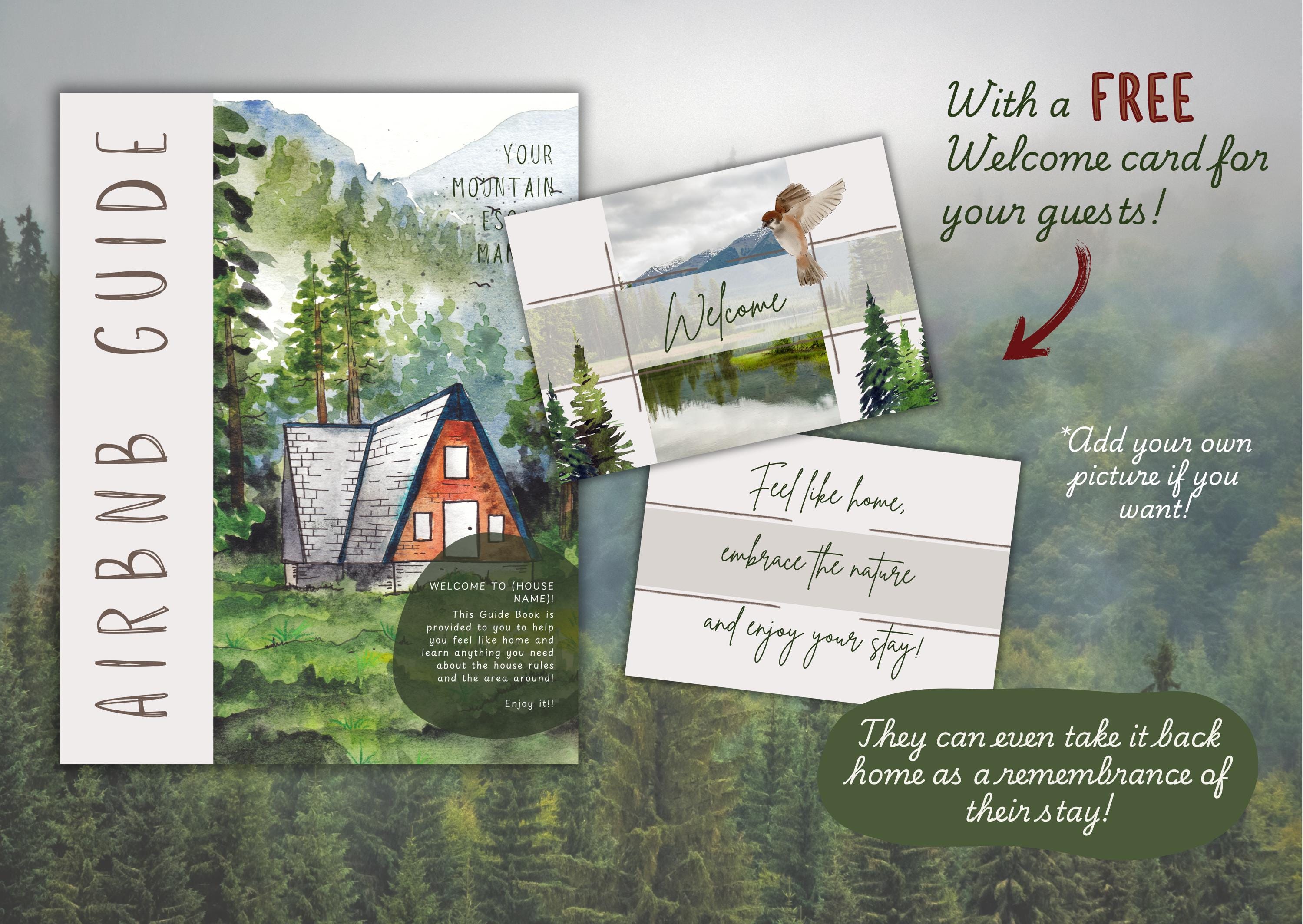 serene-mountain-airbnb-guidebook-template-canva-editable-digital