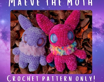 Maeve the Moth *Crochet Pattern Only!*