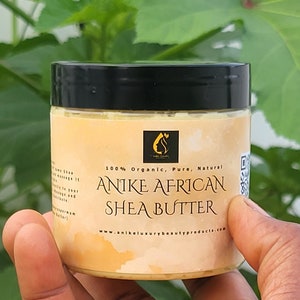 Unrefined African Shea Butter All Natural Moisturizing Body Butter Suitable for All Skin Types Use Alone or DIY Whipped Body Butters