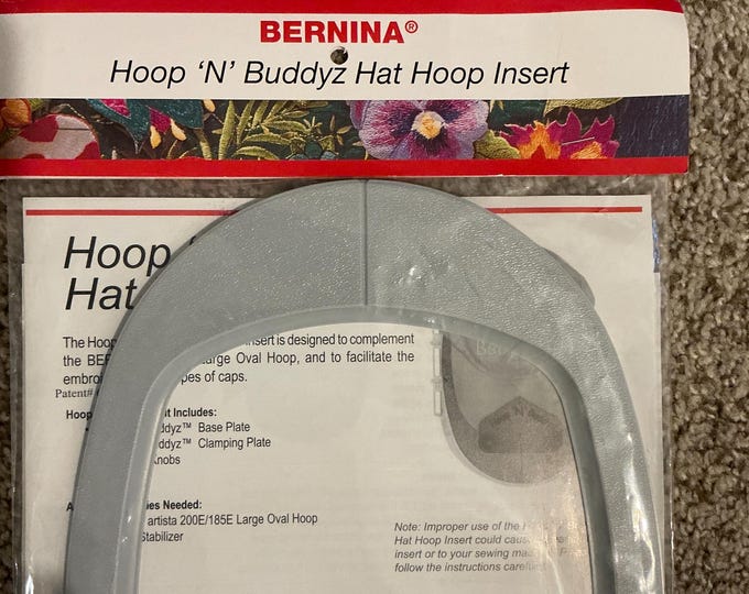 NEW Bernina Hoop ‘N’ Buddyz Hat Hoop Insert - Etsy