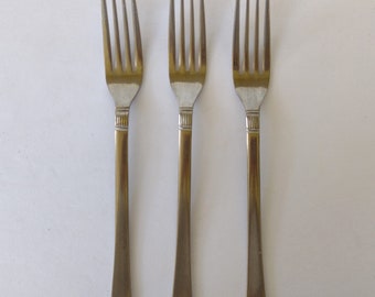 Doric Stainless Steel Flatware Silverware - Dinner Fork set of 3 - Japan