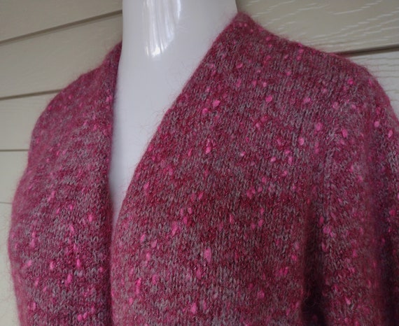 Vintage Field Manor Tweed Duster Cardigan Sweater… - image 5