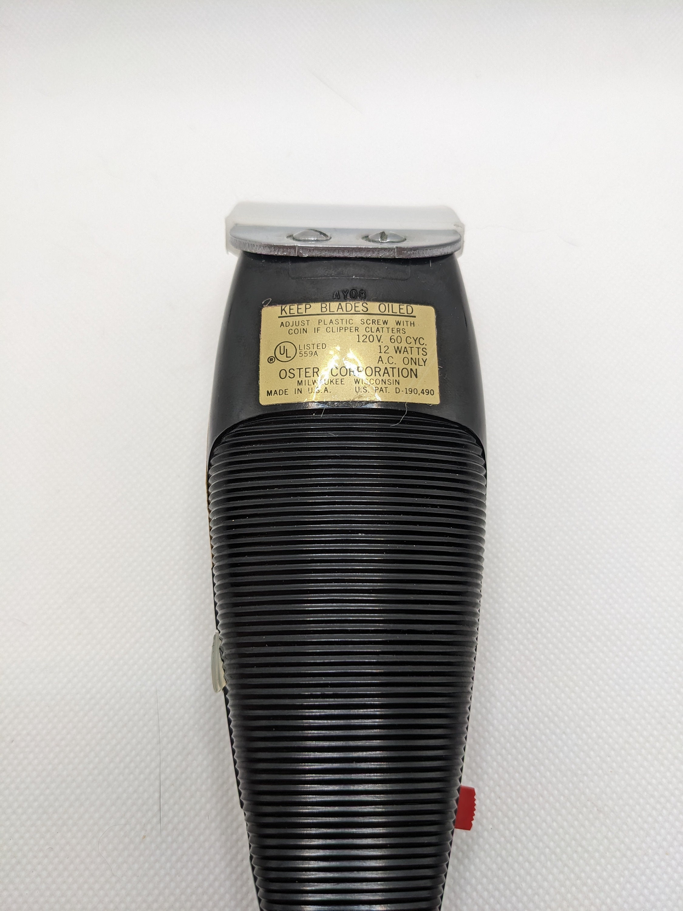 Vintage 1960s Oster Model 307 Professional Electric Hair Clipper