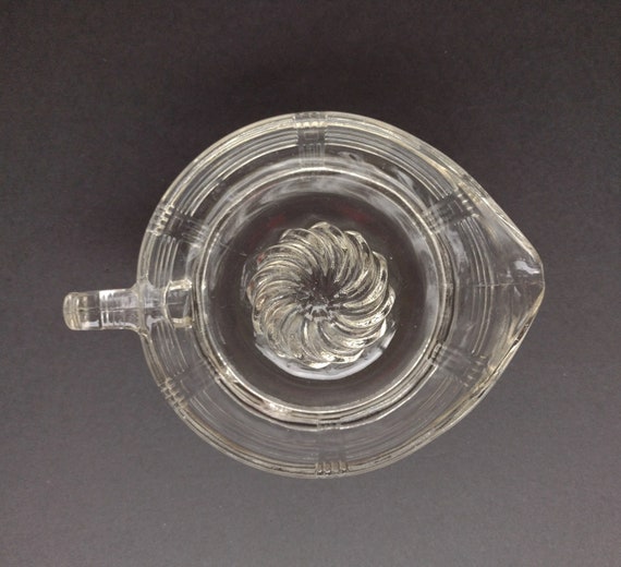 Ancien Presse-agrumes En Verre, Manuel, Style Traditionnel, Pour Orange Ou Citron