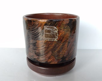 Hand Crafted Modern Pottery Craft Pot - Vintage Made in the USA
