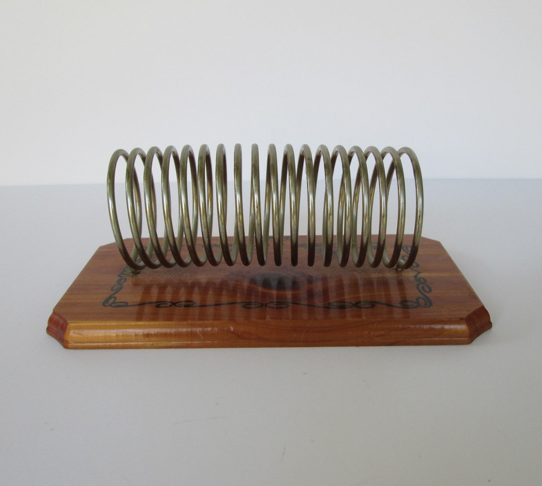 Metallic Note Stand Gold Spiral Metal Letter Note Holder - Etsy