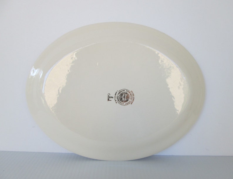 Sweet Oval Cattail Platter by Universal Cambridge