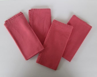 Pink Cloth Napkins - Set of 4