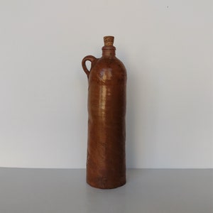 Old Birresborn German Pottery Mineral Fountain Water Jug Bottle