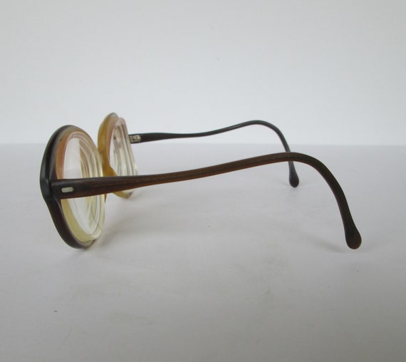 Brown Butterscotch Ombre Rimmed Eyeglasses - image 4