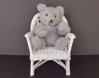 Uroczy Szary Miś Teddy z Stawami - Pluszowe Zwierzę
