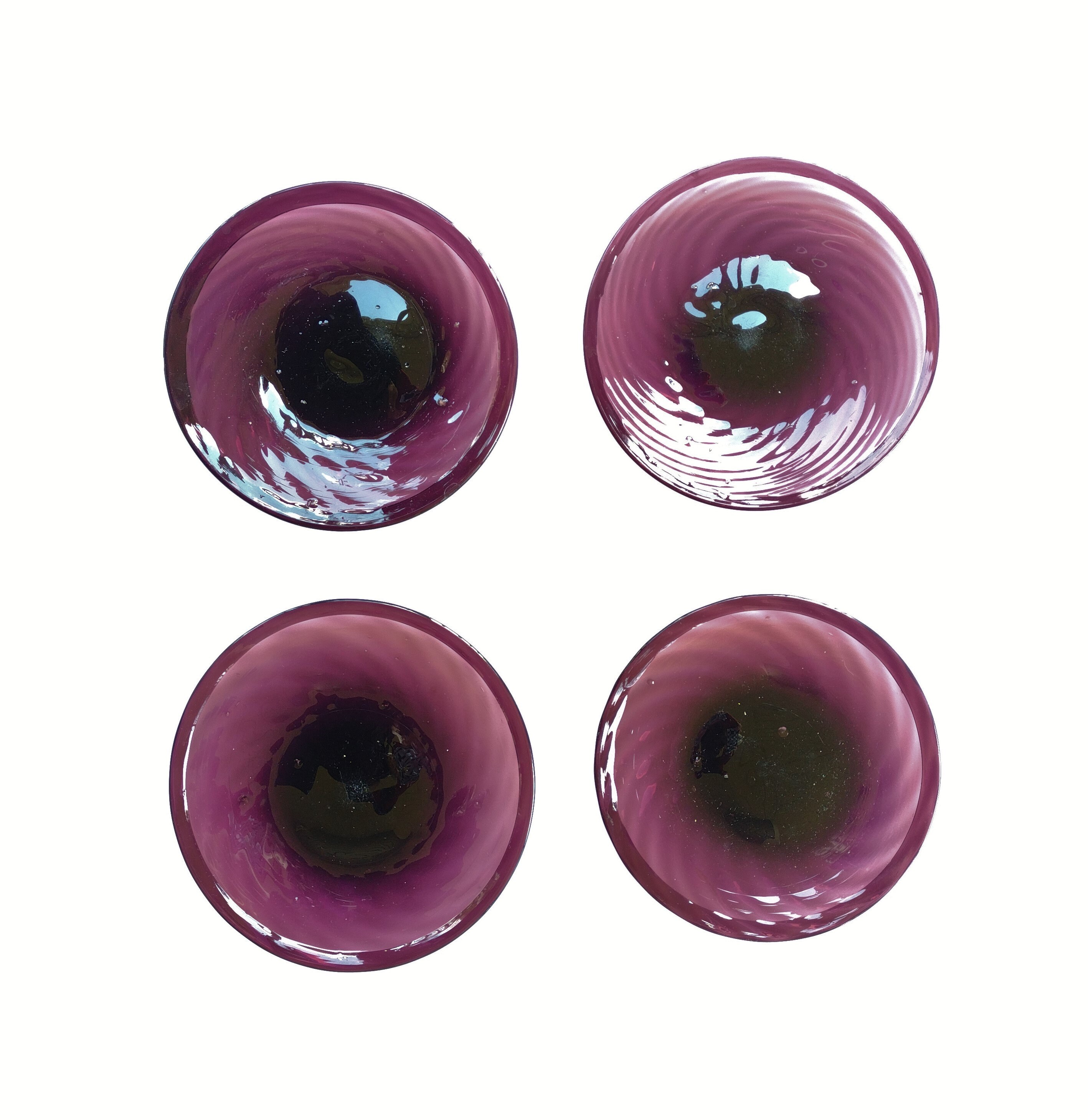 Wine Colored Salad Plates Etsy