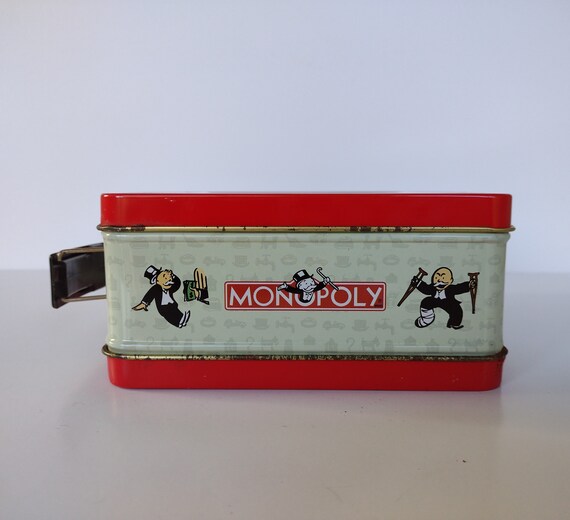 Classic Monopoly Game Metal Lunch Box - image 3