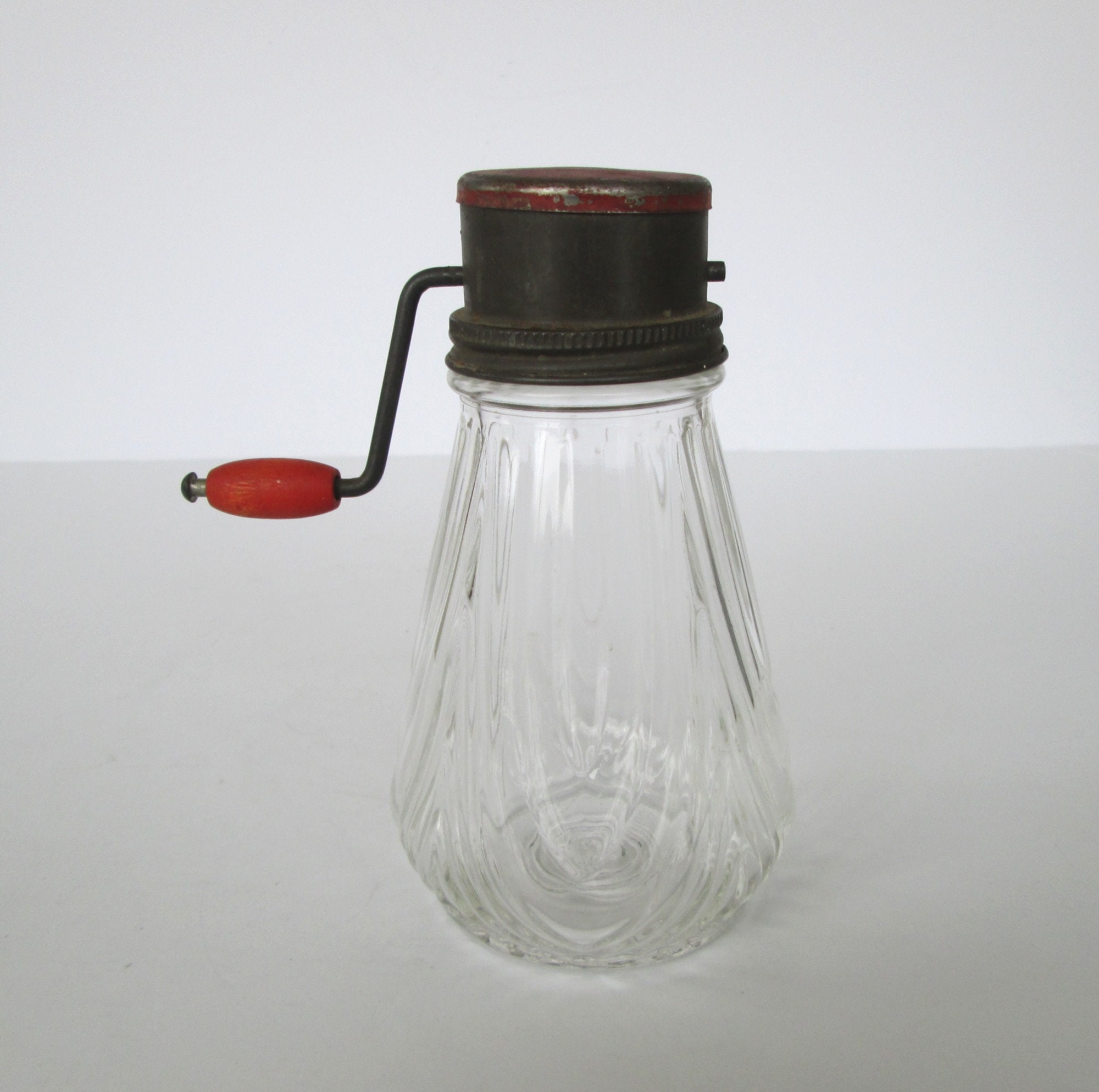 Vintage 40's Nut Meat Chopper Jar Etsy