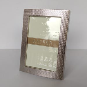 Lauren Ralph Lauren Silver Picture Frame - for a 4" x 6" photo