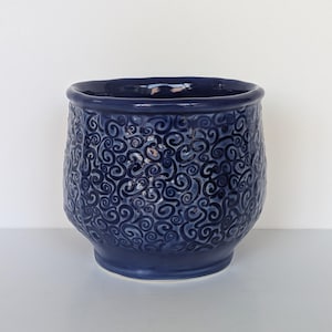 Cobalt Blue Pottery Pot