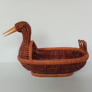 Cute Woven Duck Basket