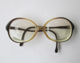 Brown Butterscotch Ombre Rimmed Eyeglasses