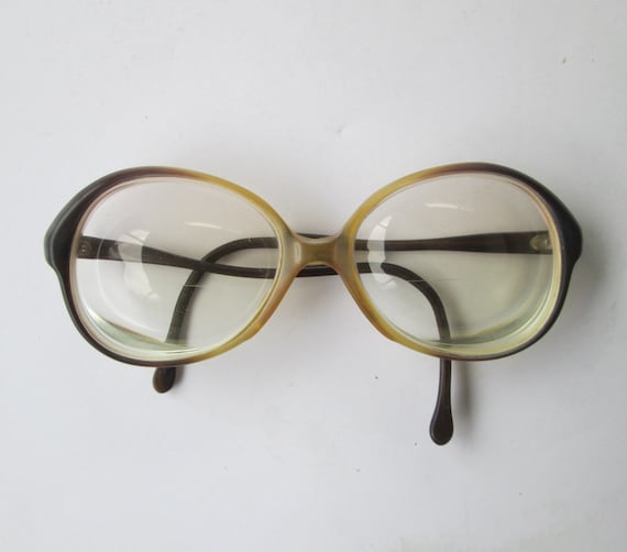 Brown Butterscotch Ombre Rimmed Eyeglasses - image 1