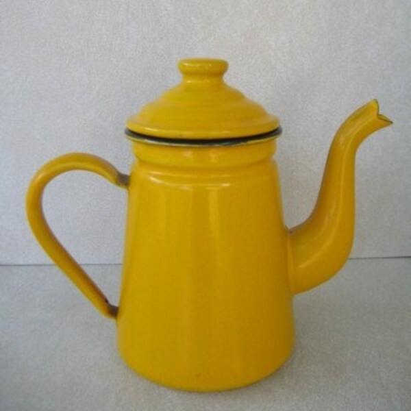 Little Enamelware Teapot Pitcher
