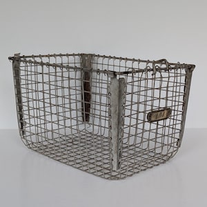Old Wire Crate - Etsy