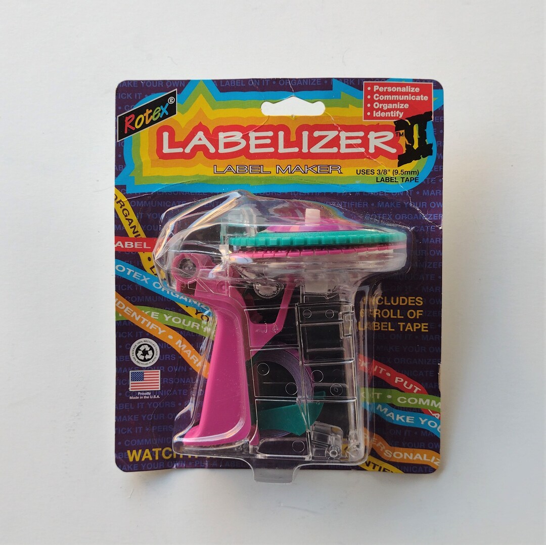 Vintage Rotex Labelizer Label Maker Plus Tape New in Package Etsy