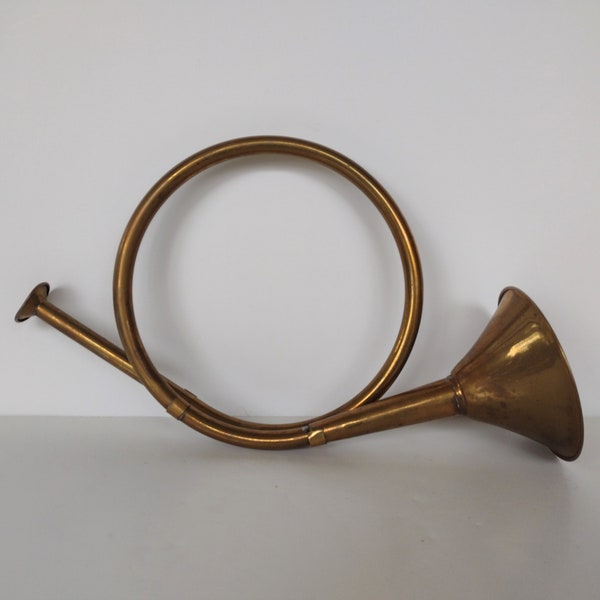 Solid Brass Decorative French Horn - 13" Wide - 3 are available