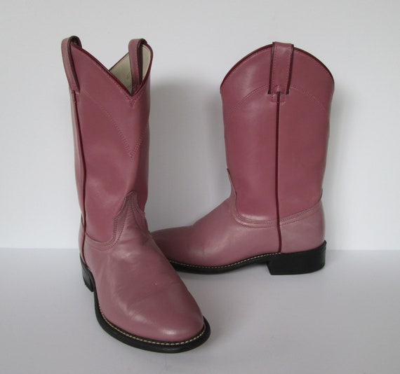 vintage pink cowboy boots