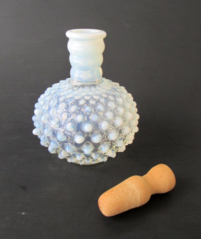 Fenton Hobnail Vanity Decanter Etsy