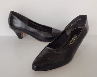 Naturalizer Schwarze Leder Pumps Heels - Damen Größe 38