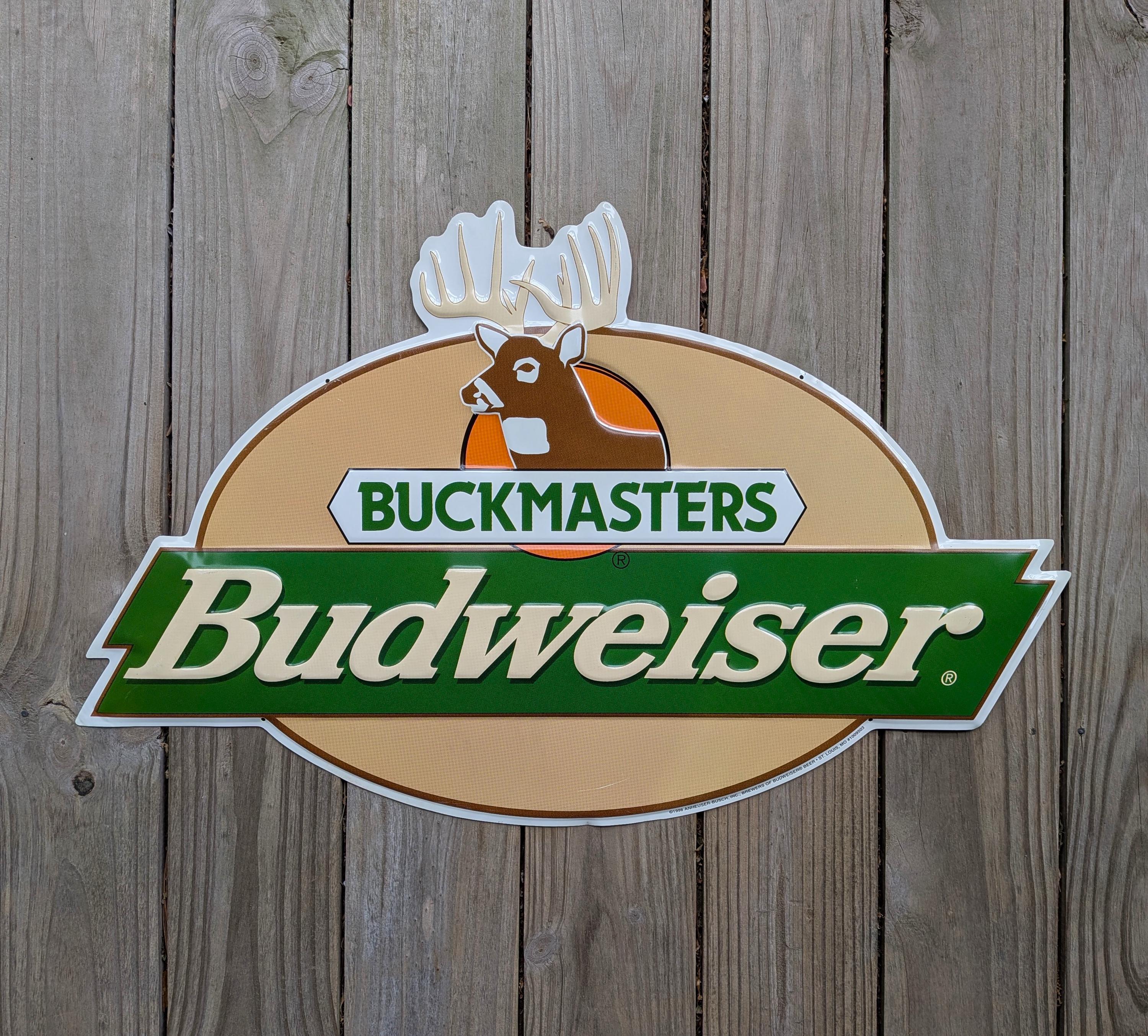 Vintage Budweiser Beer Sign - Etsy