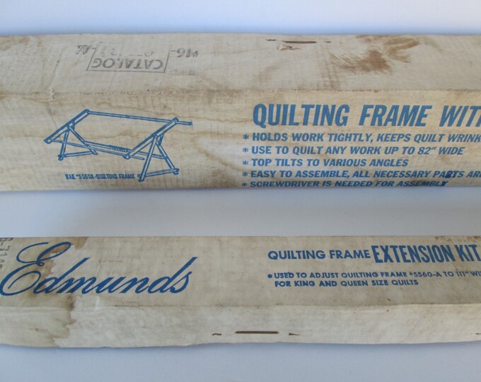 Edmunds Quilting Frame With Stand Plus Extension Kit 82 to 111 Wide Etsy