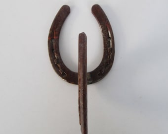 Rustic Horseshoe Hook