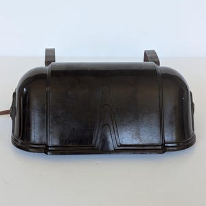 Mid Century Bed Headboard Lamp - Dark Tortoise Brown