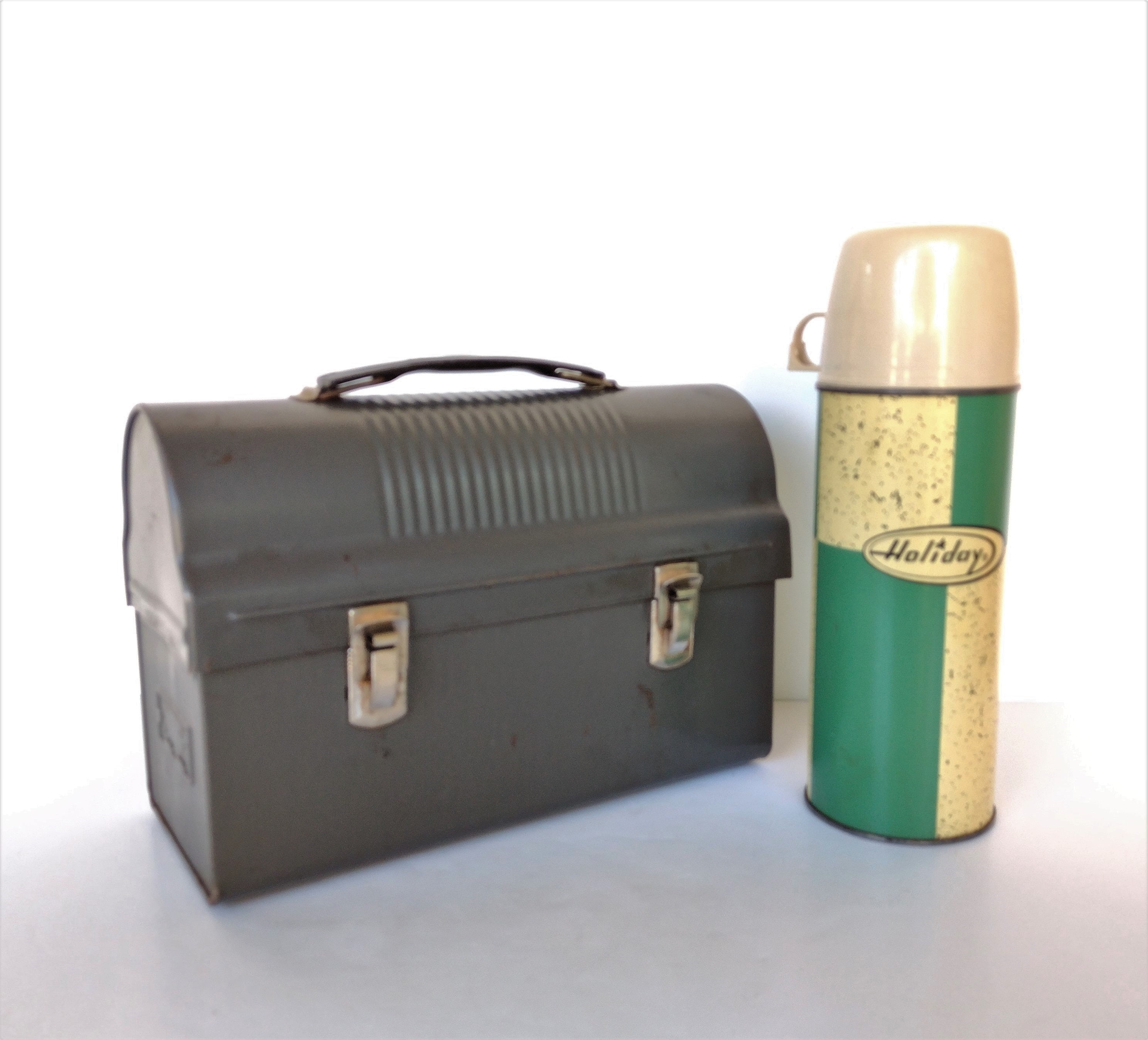 X-Large Retro Lunch Box with Thermos