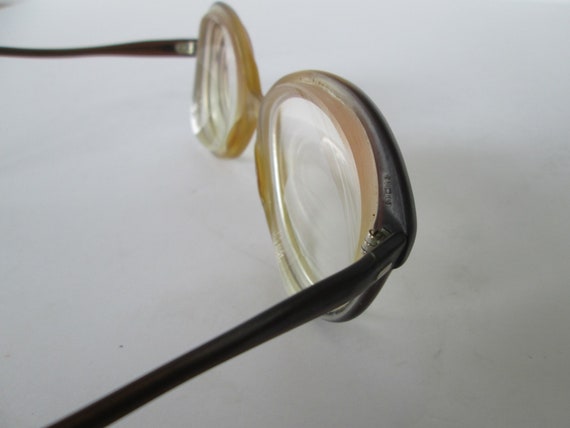 Brown Butterscotch Ombre Rimmed Eyeglasses - image 5