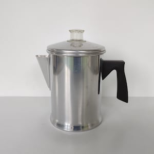 Small Mirro Aluminum Stove Top Percolator Coffee Pot - never used!