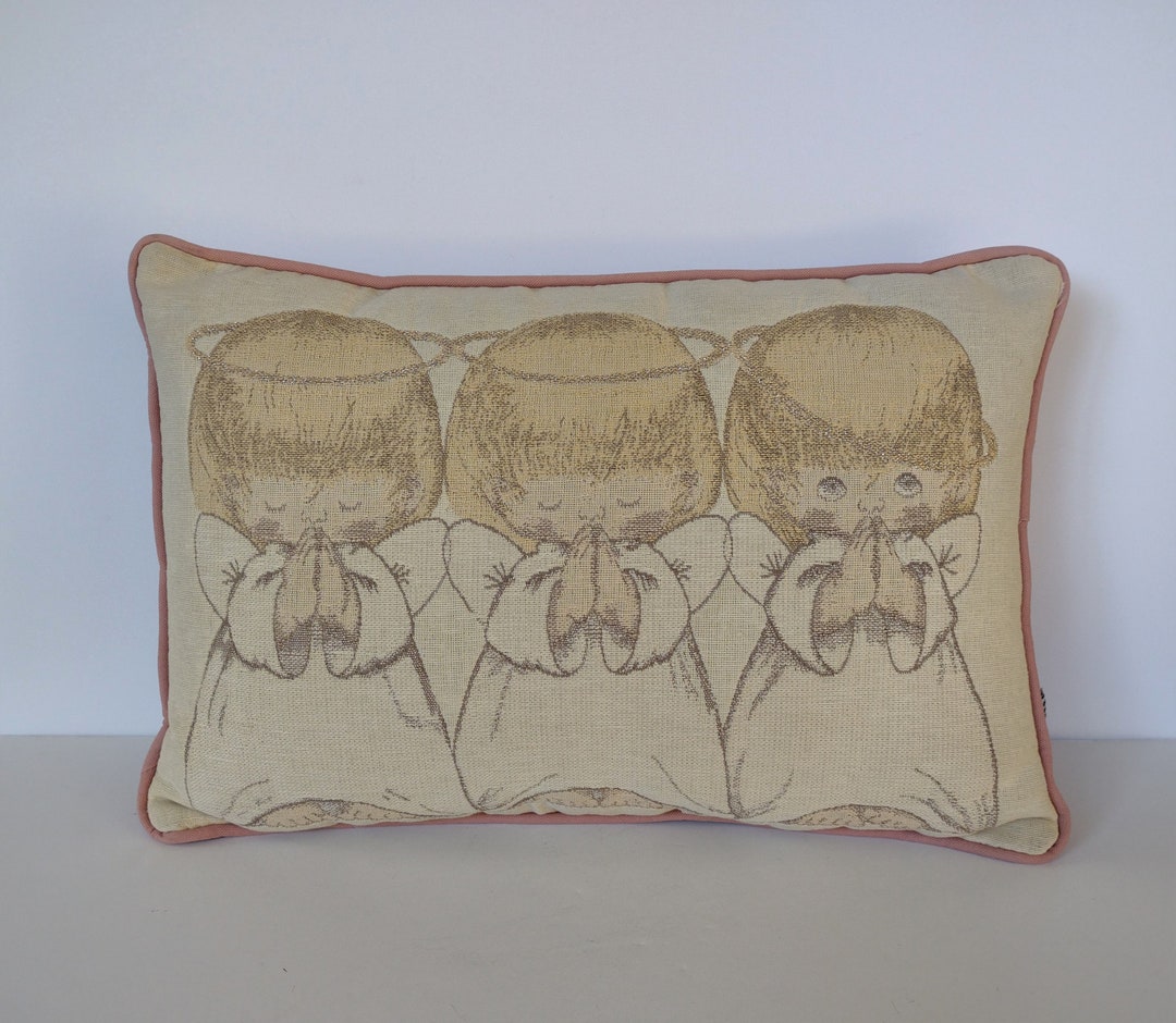Hallmark Three Praying Angels Decorative Throw Pillow Etsy