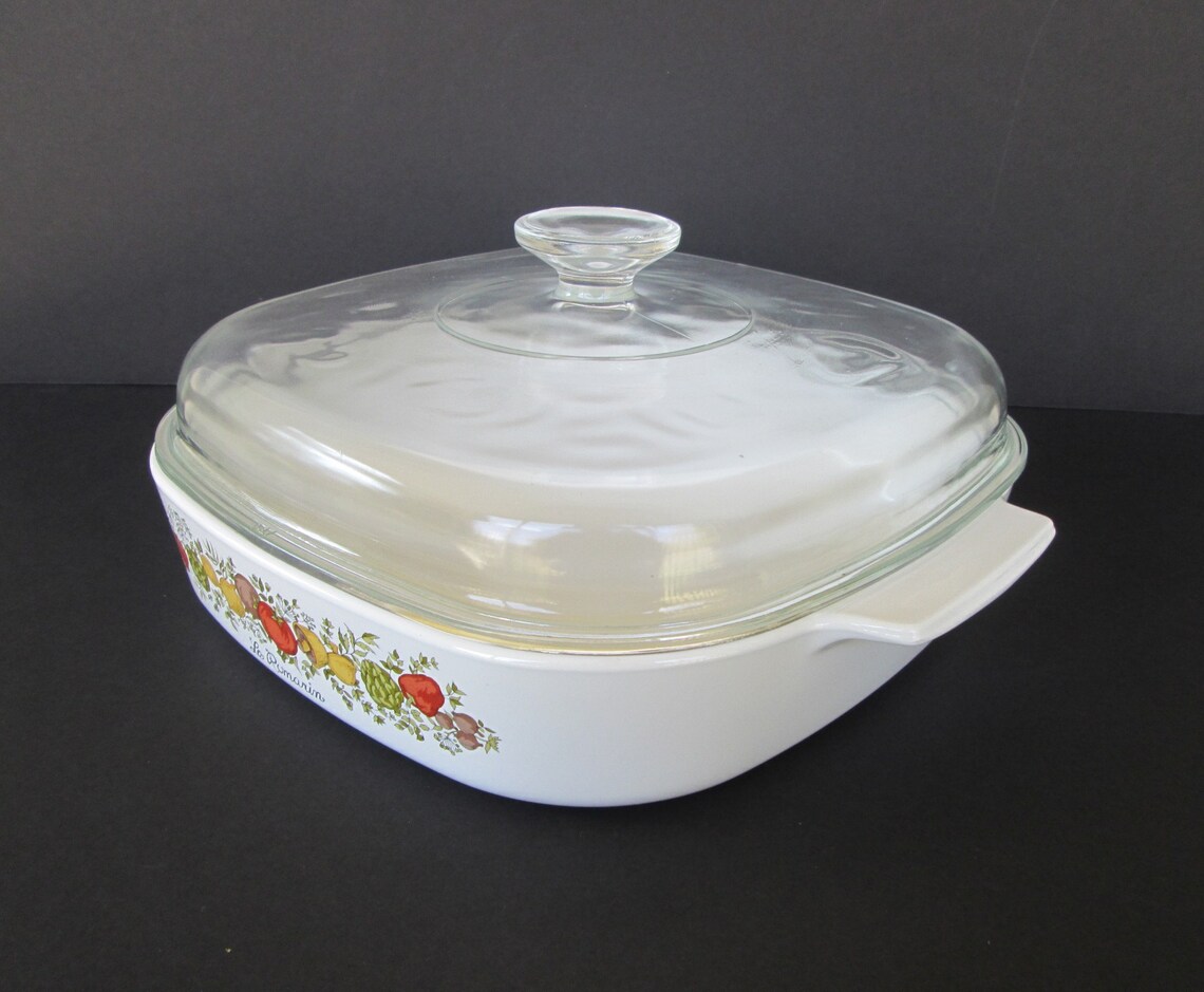 Large Corning Ware Two Quart Casserole Dish Etsy
