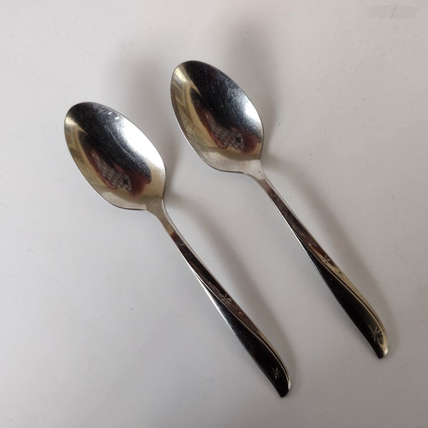 Twin Star Oneida Stainless Flatware Teaspoon - set of 2 teaspoons