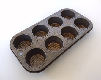 Ekco Mini Muffin Baking Pan - marked Ekco 080 Chicago