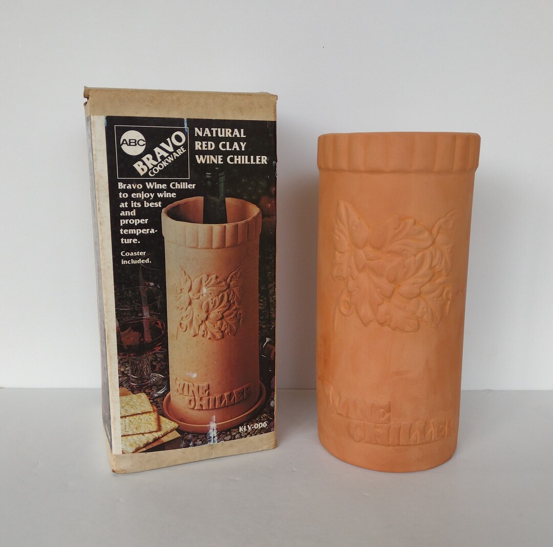 Terra Cotta Wine Crock Cooler Chiller Etsy